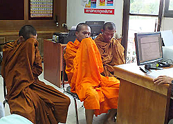 image from Thai Monks get high