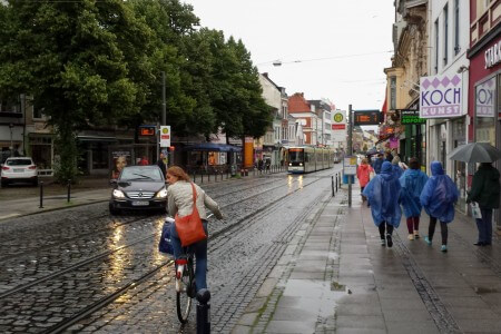 Bremen on a rainy Evening