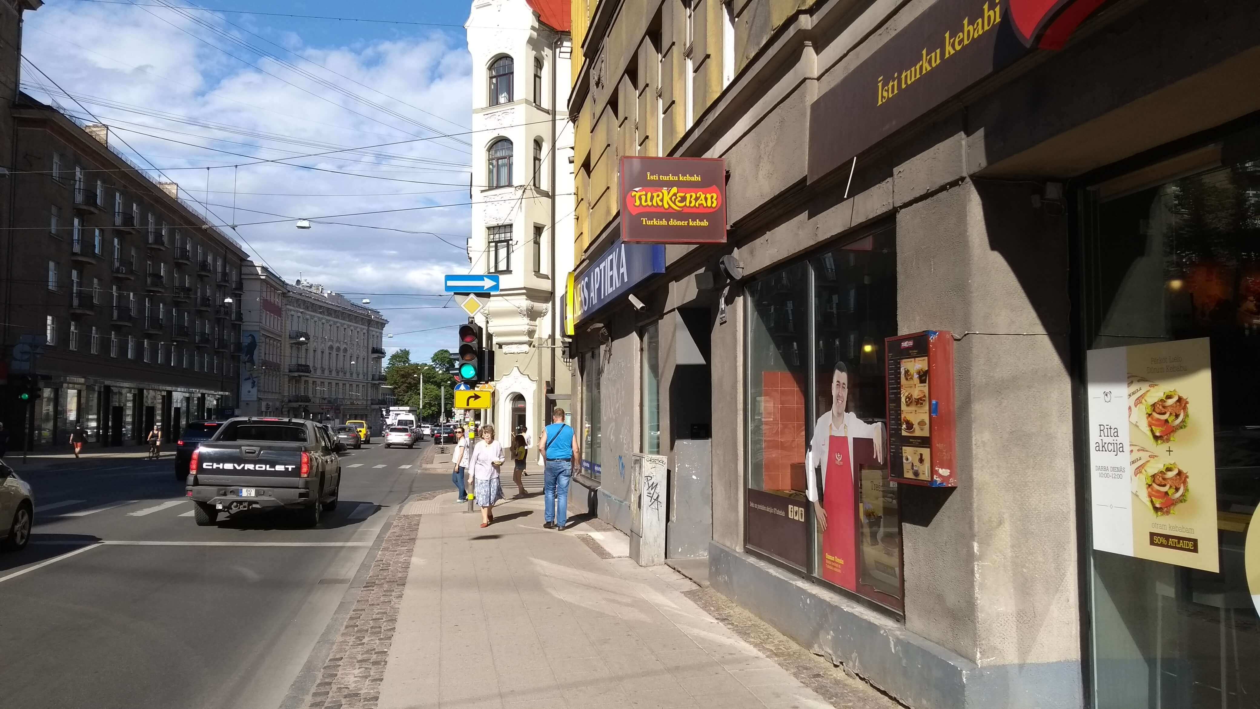 Cooling off in Riga